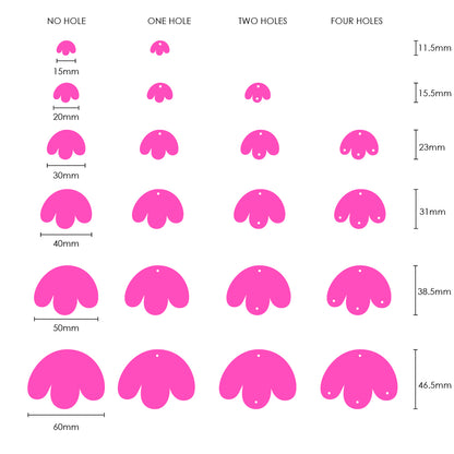 Earring Shape - Boho Flower 2