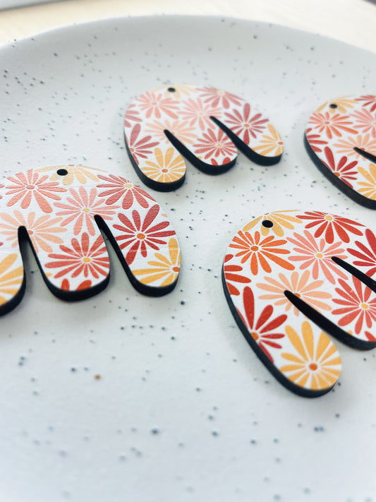 Wood - Boho Shape - Abstract Floral - 08