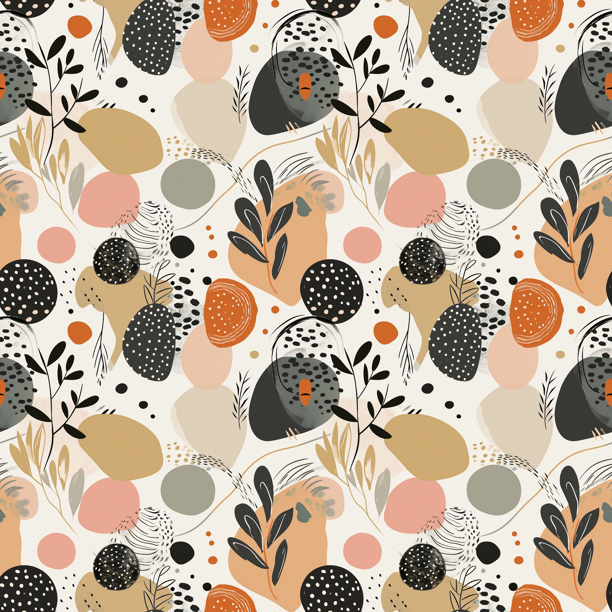 Pattern for printing on leather, acrylic, wood or cork for earring blanks or earring supplies in pattern style - Pattern -  Boho - 08