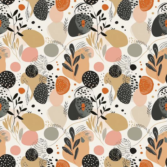 Pattern for printing on leather, acrylic, wood or cork for earring blanks or earring supplies in pattern style - Pattern -  Boho - 08