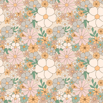 Pattern for printing on leather, acrylic, wood or cork for earring blanks or earring supplies in pattern style - Pattern -  Boho Floral - 04