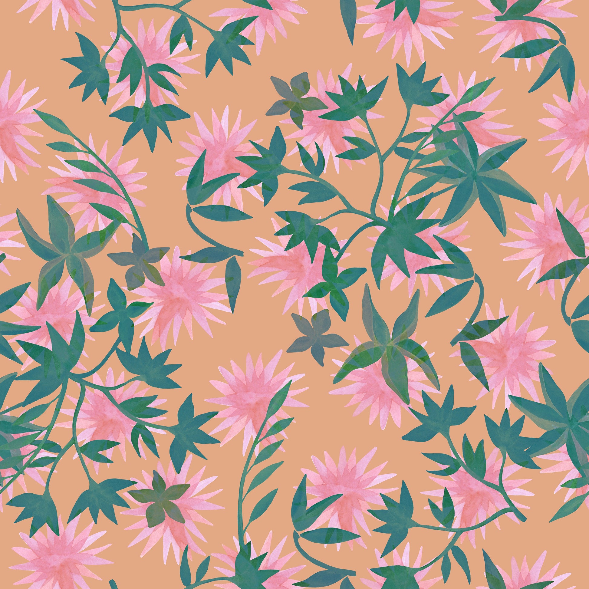 Pattern for printing on leather, acrylic, wood or cork for earring blanks or earring supplies in pattern style - Pattern -  Botanics - 22