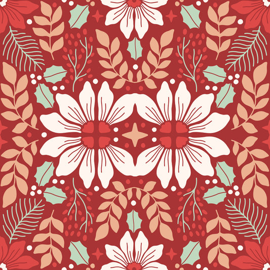 Pattern for printing on leather, acrylic, wood or cork for earring blanks or earring supplies in pattern style - Pattern -  Christmas - 136