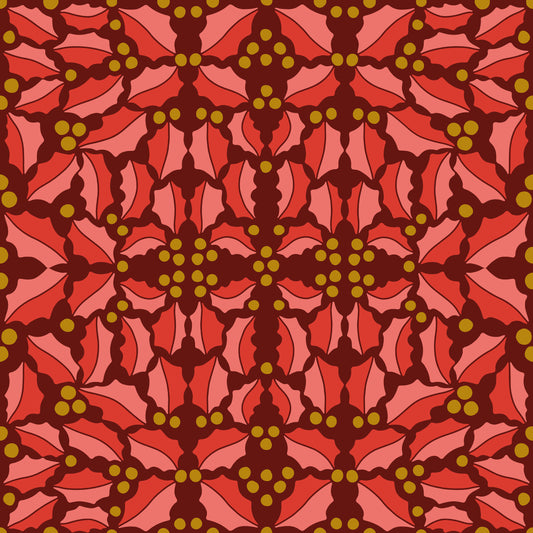 Pattern for printing on leather, acrylic, wood or cork for earring blanks or earring supplies in pattern style - Pattern -  Christmas - 141