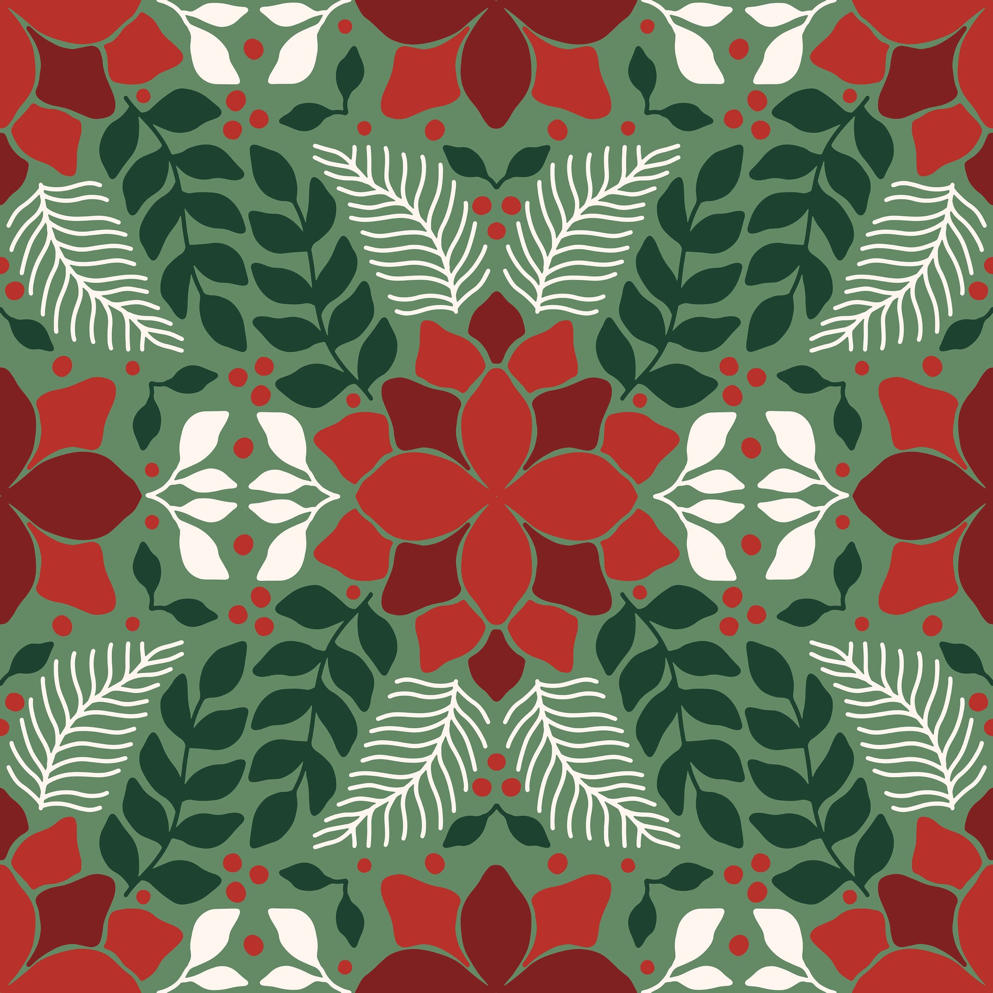 Pattern for printing on leather, acrylic, wood or cork for earring blanks or earring supplies in pattern style - Pattern -  Christmas - 144
