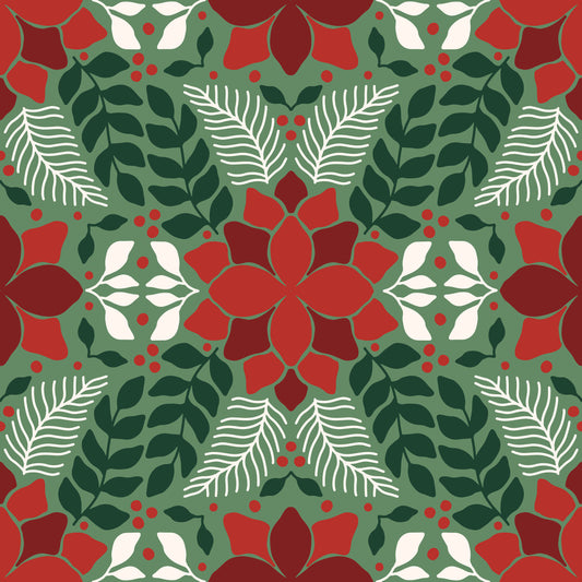 Pattern for printing on leather, acrylic, wood or cork for earring blanks or earring supplies in pattern style - Pattern -  Christmas - 144