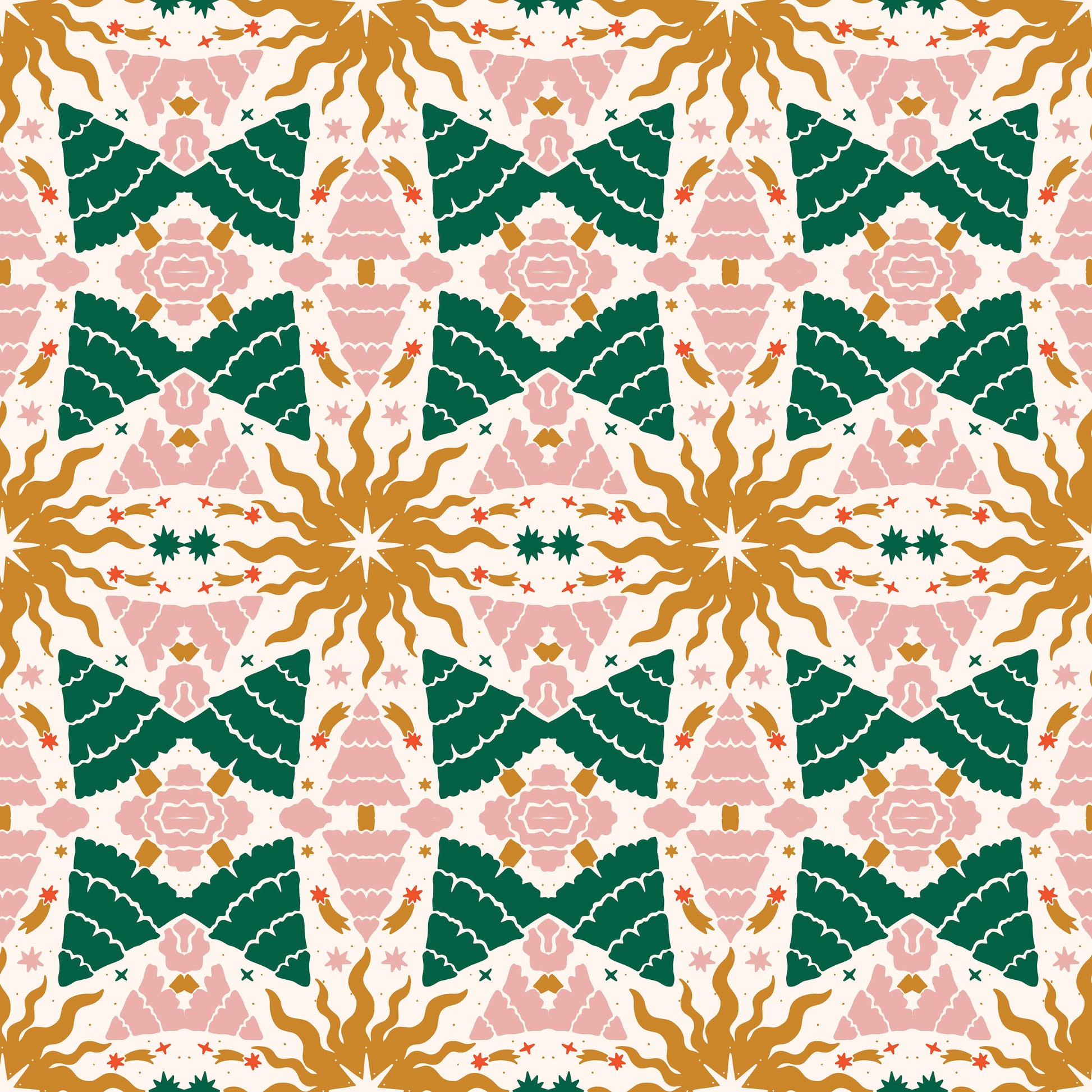 Pattern for printing on leather, acrylic, wood or cork for earring blanks or earring supplies in pattern style - Pattern -  Christmas - 07