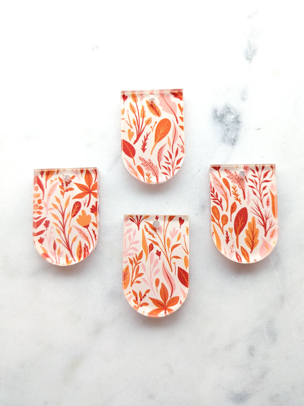 Clear Acrylic - 3cm Arch - 1 Hole - Australiana - 53