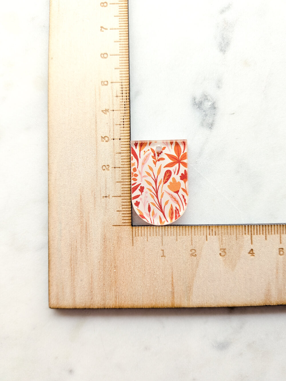 Clear Acrylic - 3cm Arch - 1 Hole - Australiana - 53