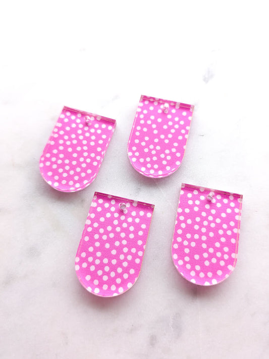 Clear Acrylic - 3cm Arch - 1 Hole - Spritz - 24