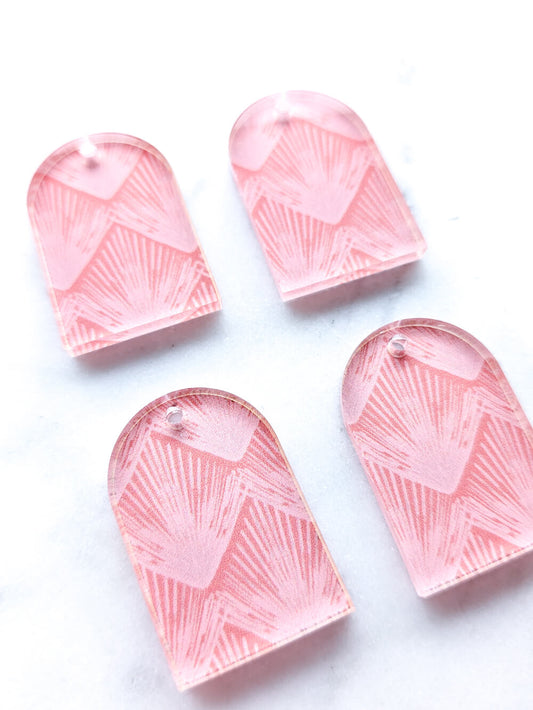 Clear Acrylic - 3cm Arch - 1 Hole - Australiana - 76