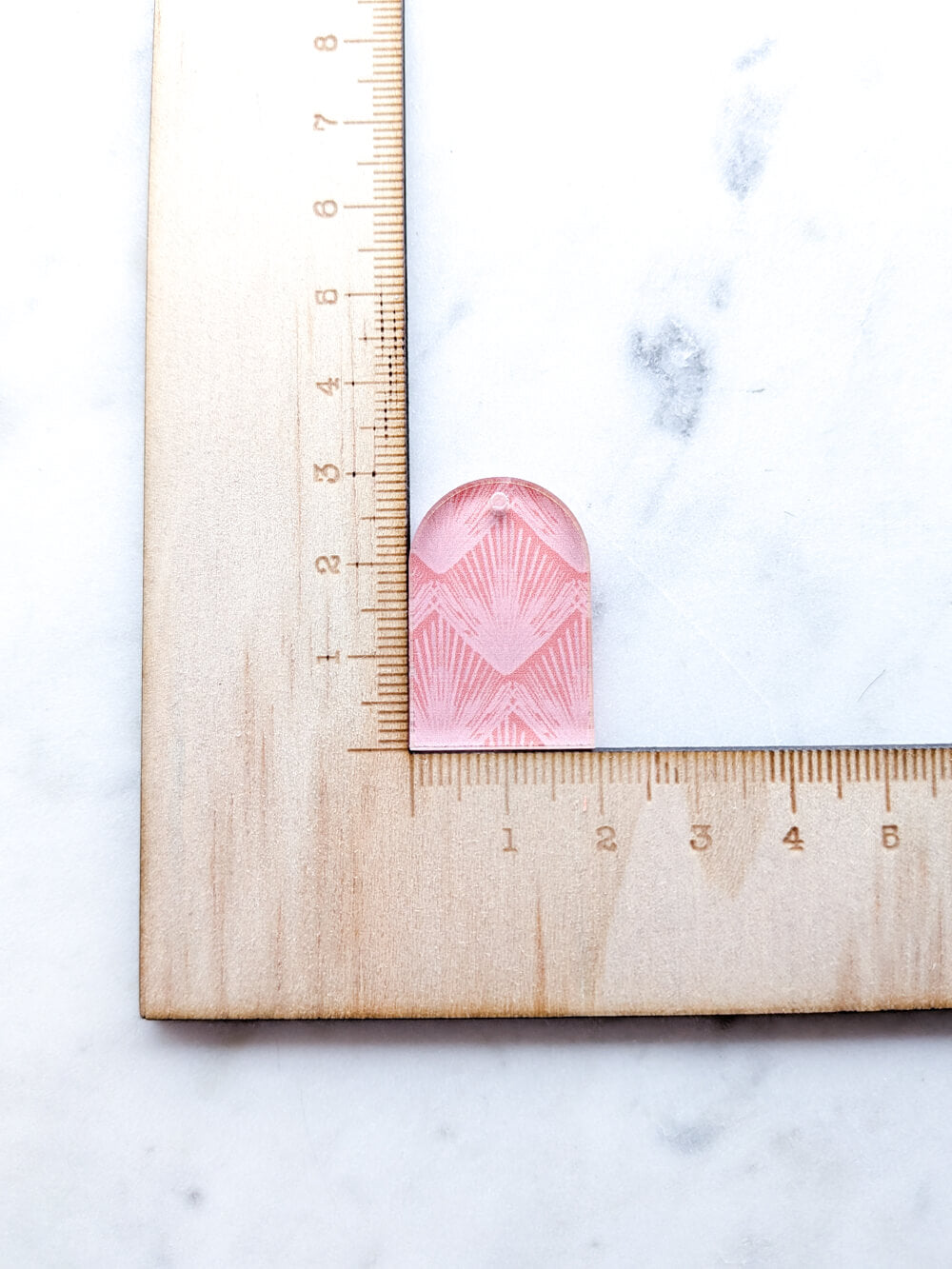 Clear Acrylic - 3cm Arch - 1 Hole - Australiana - 76