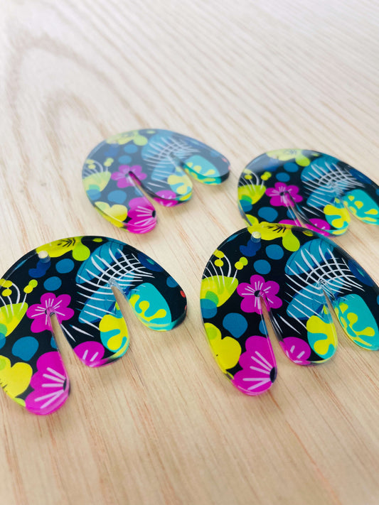 Clear Acrylic - Boho Shape - Summer Nights - 30