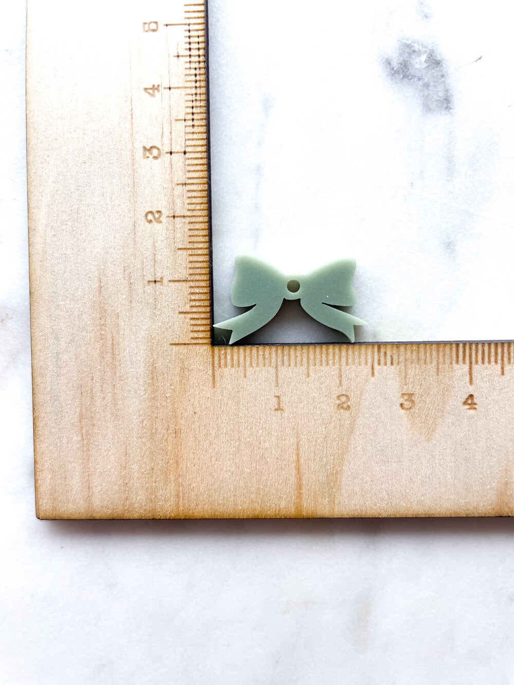 25mm Muted Green Bows