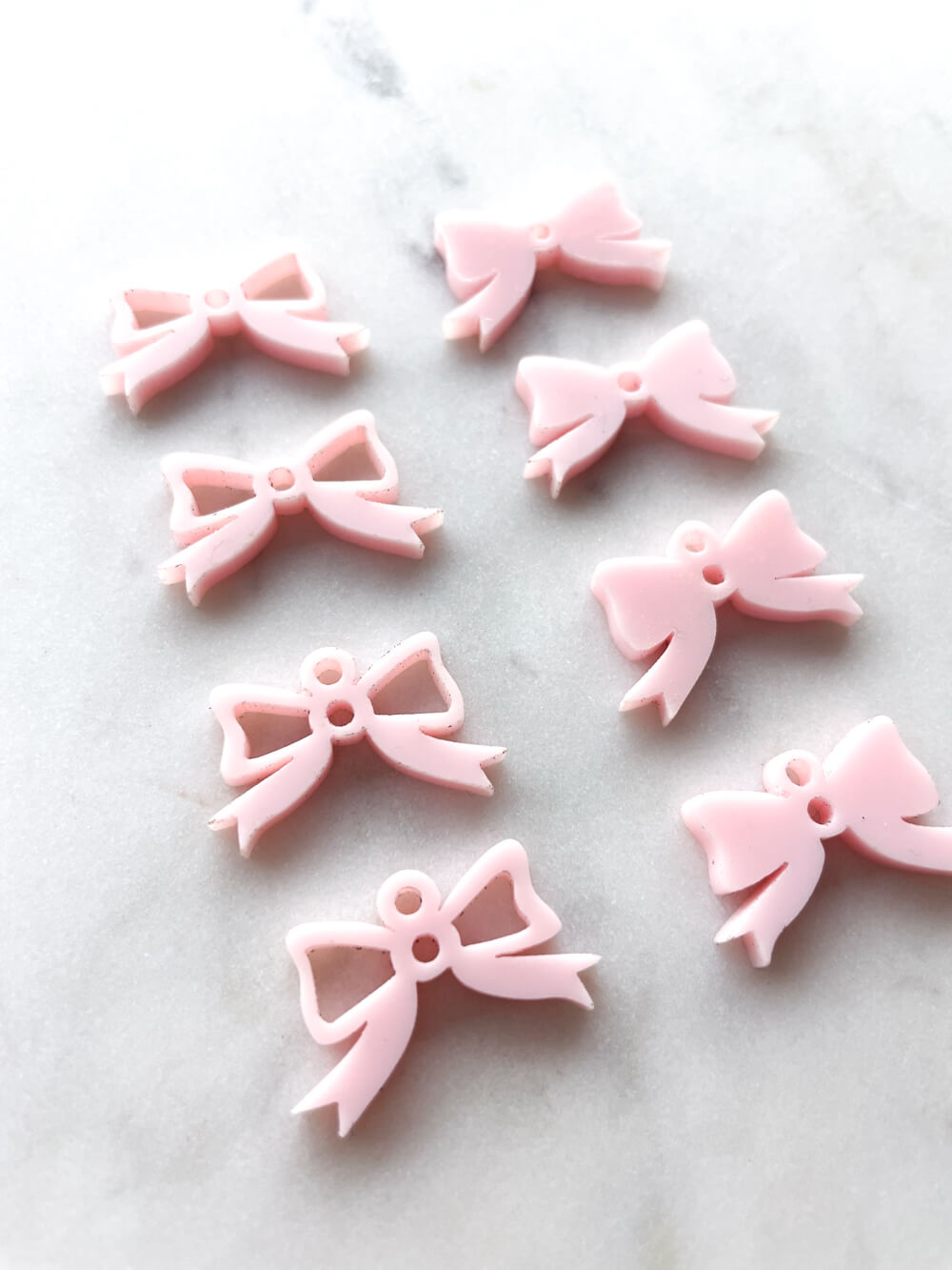 25mm Baby Pink Bows