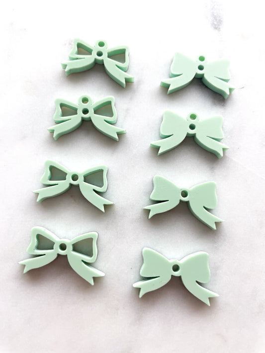 25mm Mint Bows