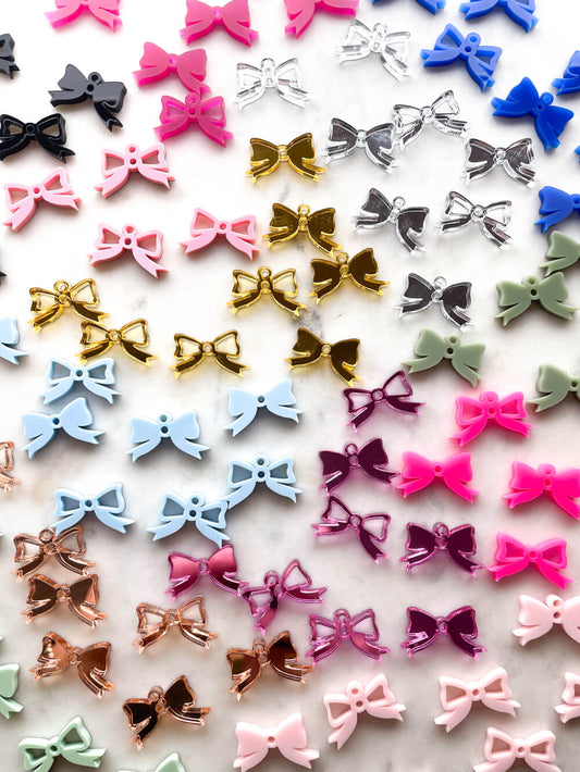 25mm Acrylic Bows (All Colours)