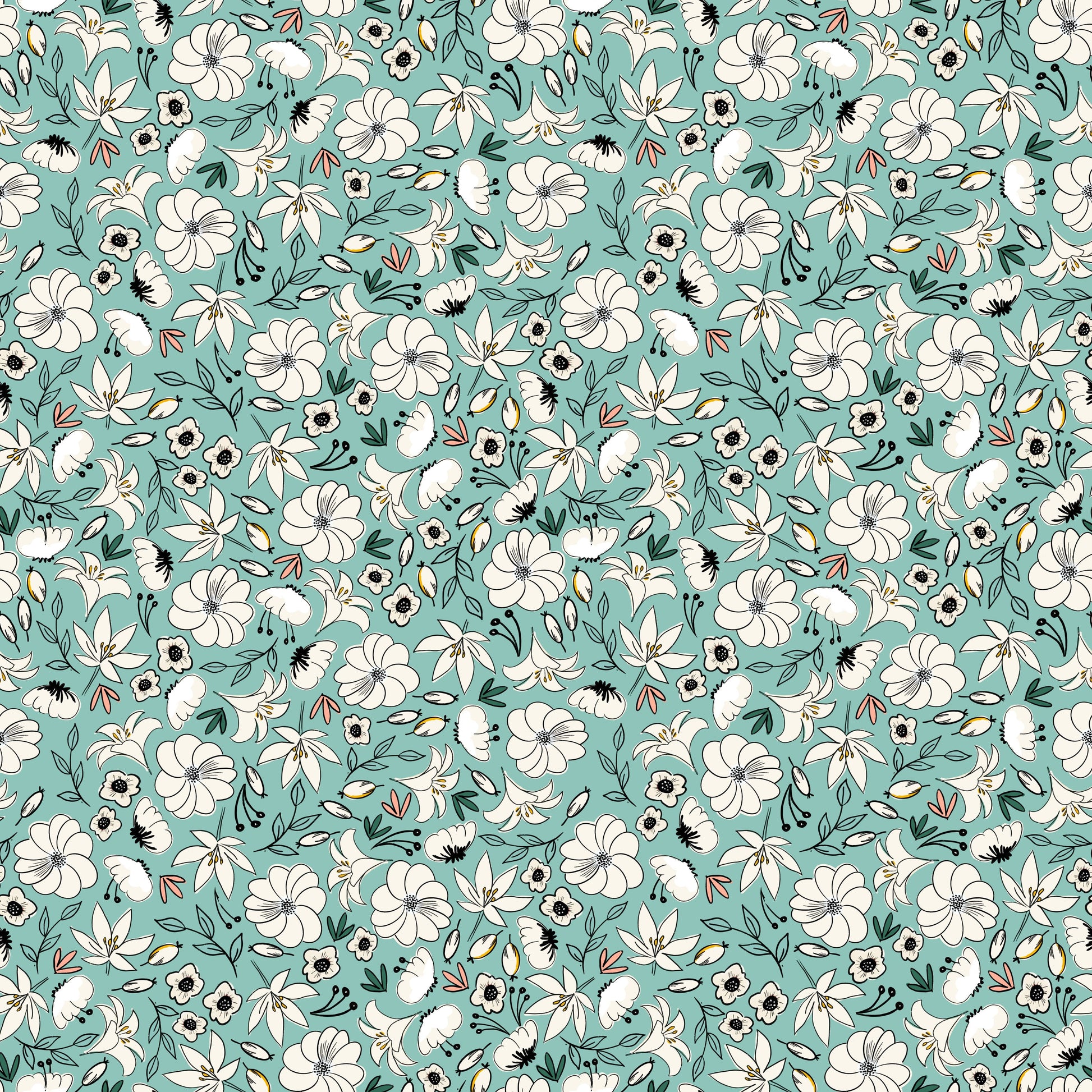 Pattern for printing on leather, acrylic, wood or cork for earring blanks or earring supplies in pattern style - Pattern -  Darling Days - 21