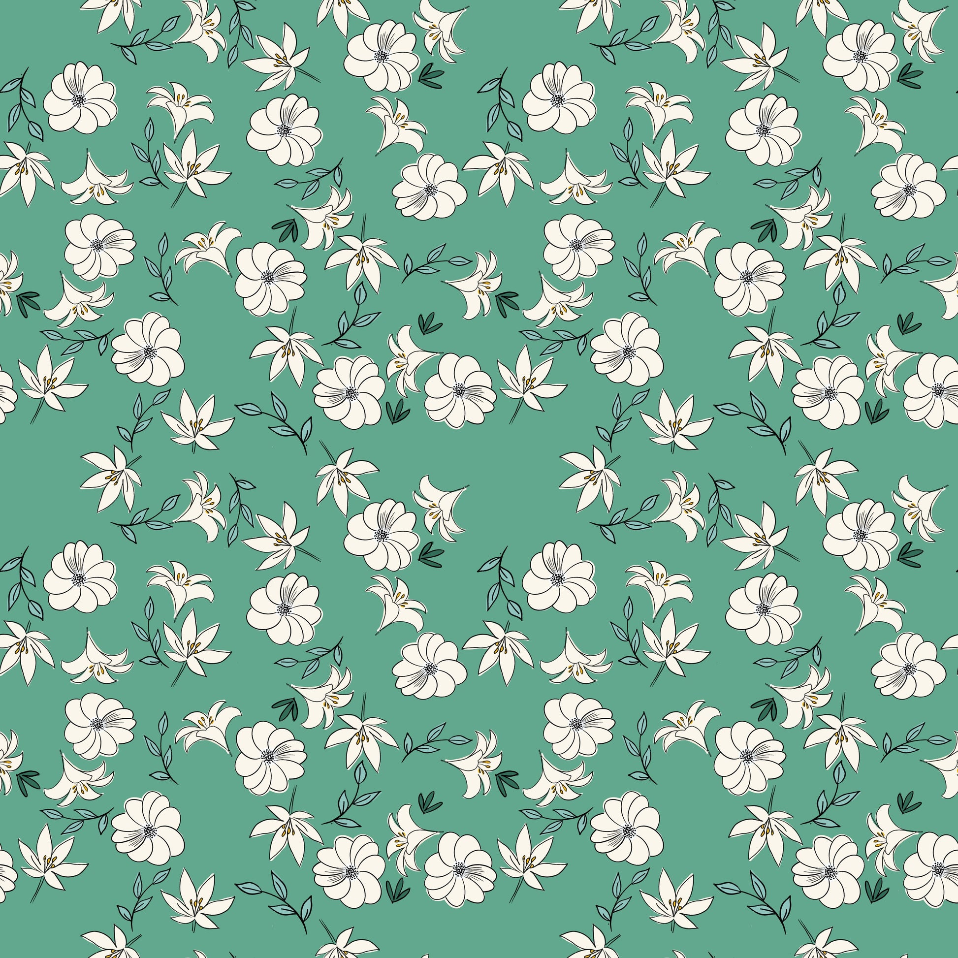 Pattern for printing on leather, acrylic, wood or cork for earring blanks or earring supplies in pattern style - Pattern -  Darling Days - 22