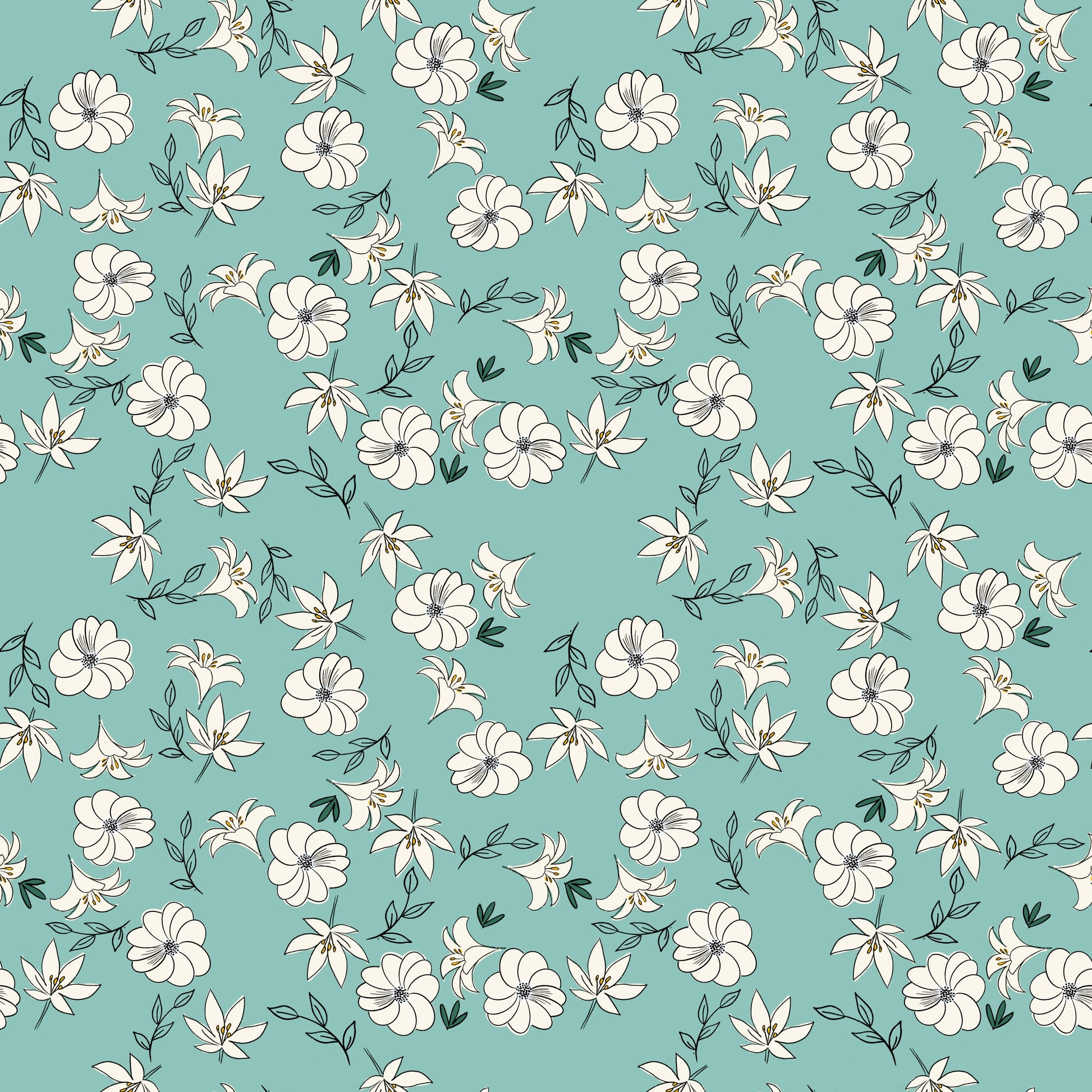 Pattern for printing on leather, acrylic, wood or cork for earring blanks or earring supplies in pattern style - Pattern -  Darling Days - 23