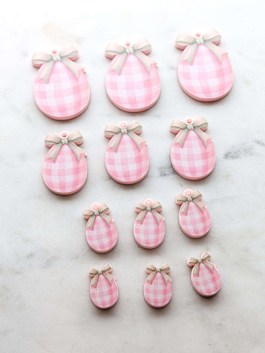 Easter Eggs 7 printed on Light Pink Acrylic