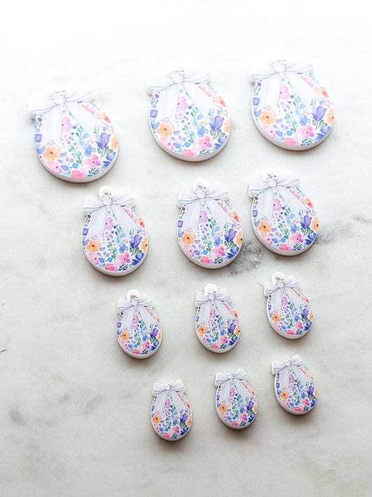 Easter Eggs 1 printed on White Acrylic