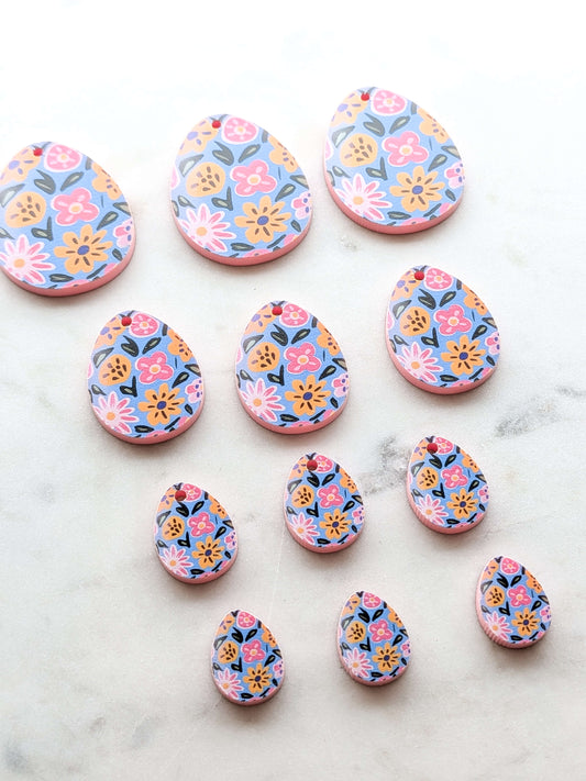 Easter Eggs 21 printed on Pink Acrylic