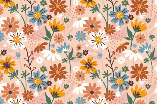 Pattern for printing on leather, acrylic, wood or cork for earring blanks or earring supplies in pattern style - Pattern -  Floral Garden - 27