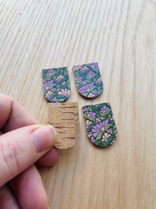 Cork - Small Arch - Abstract Floral - 32