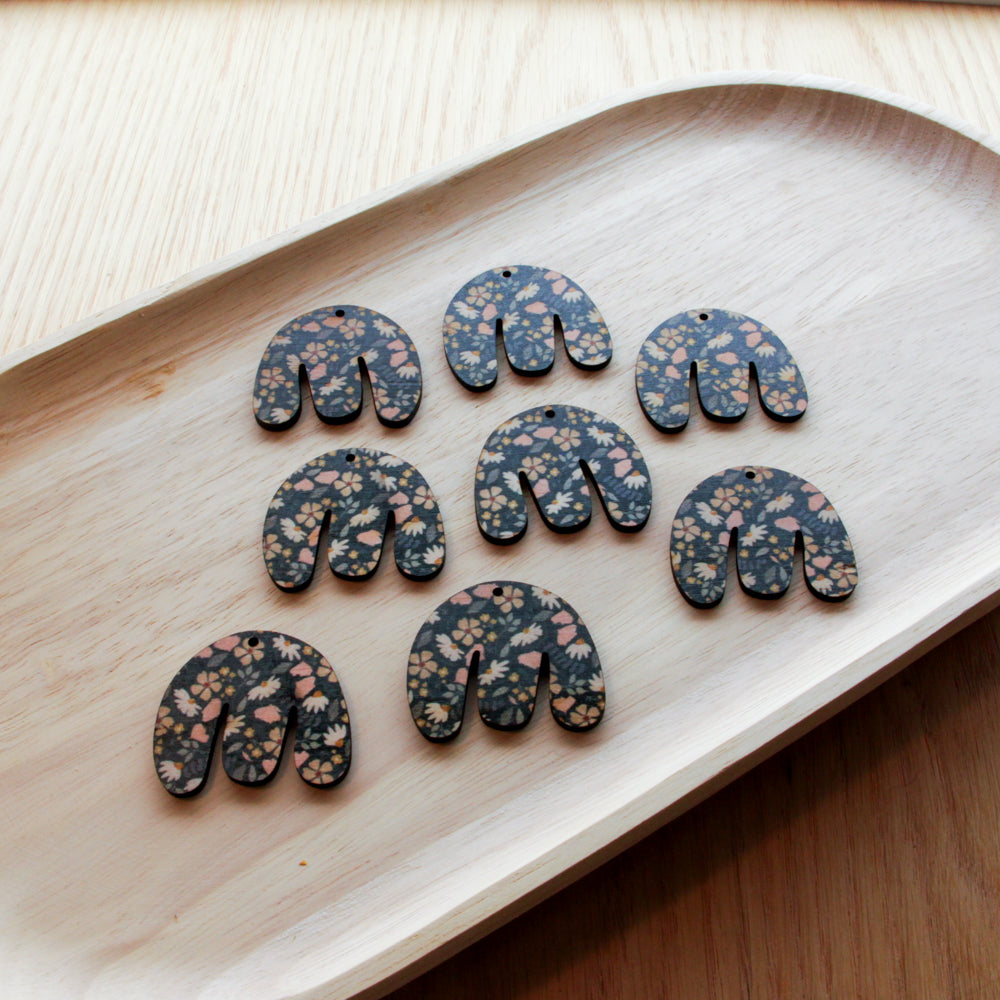 Wood - Boho Shape -  Transparent print - Wild Days - 01