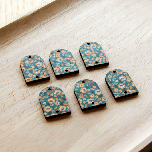 Wood - Small Arch - 2 Holes - Transparent print - Picnic - 12