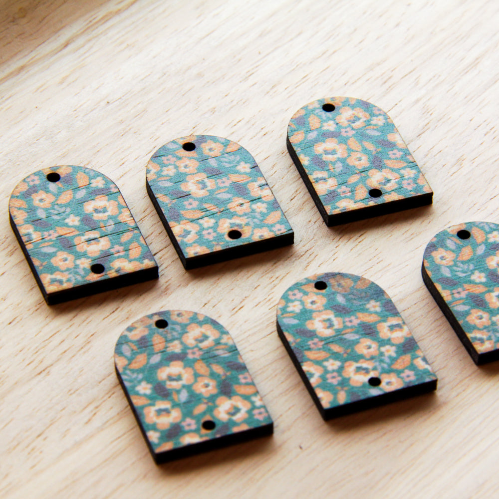 Wood - Small Arch - 2 Holes - Transparent print - Picnic - 12