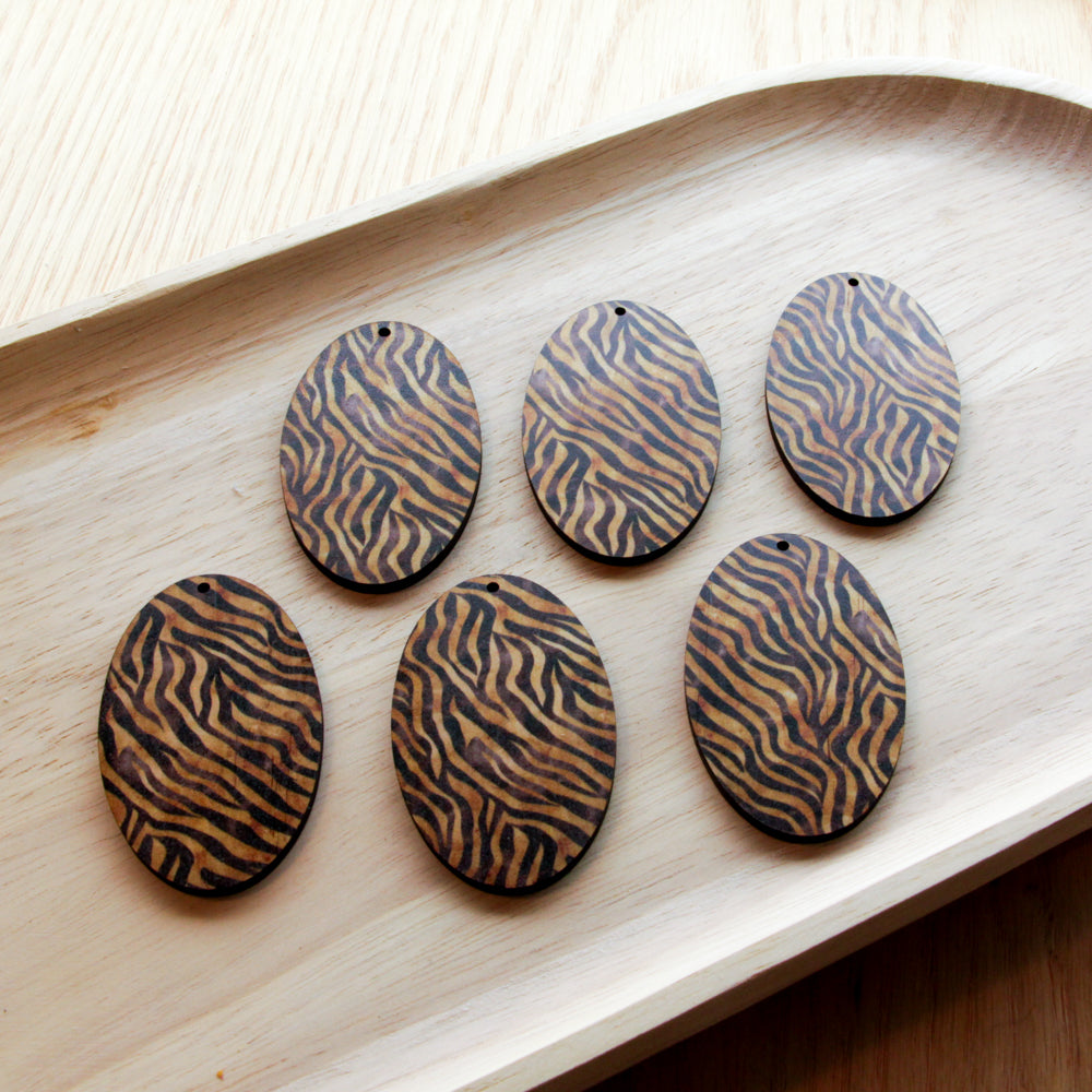 Wood - Oval Shape - Transparent print - Safari - 11