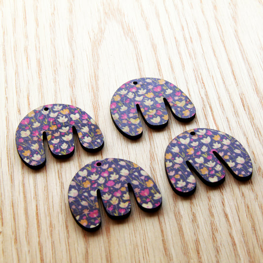 Wood - Boho Shape -  Transparent print - Blossoming Days - 31