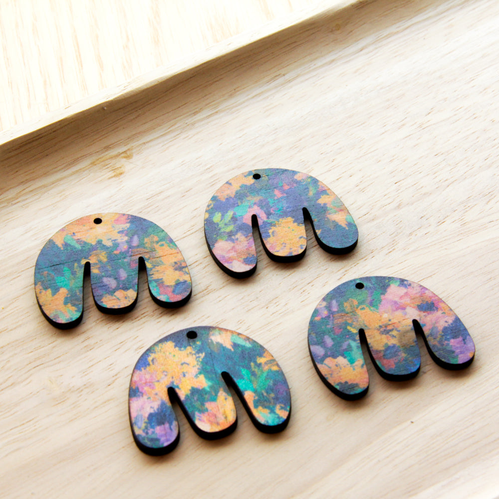 Wood - Boho Shape -  Transparent print - Spring - 25