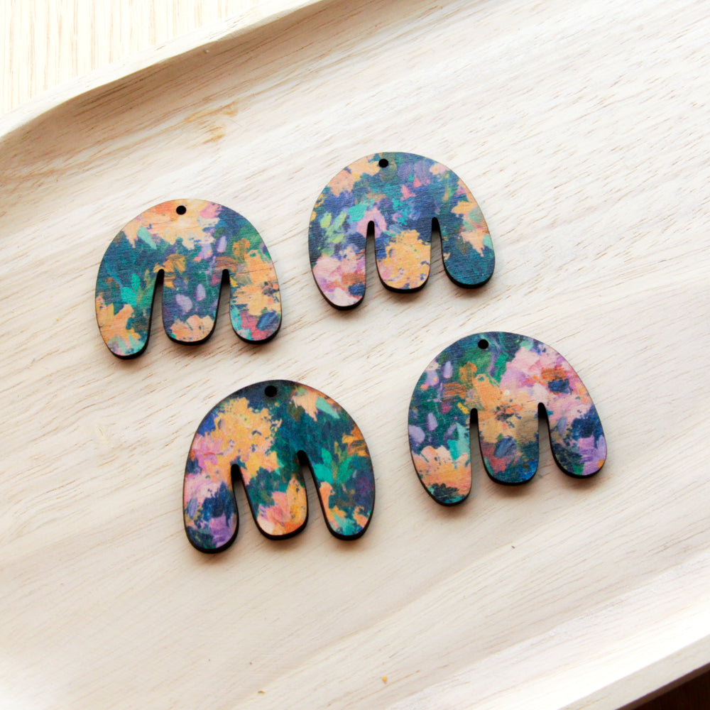 Wood - Boho Shape -  Transparent print - Spring - 25