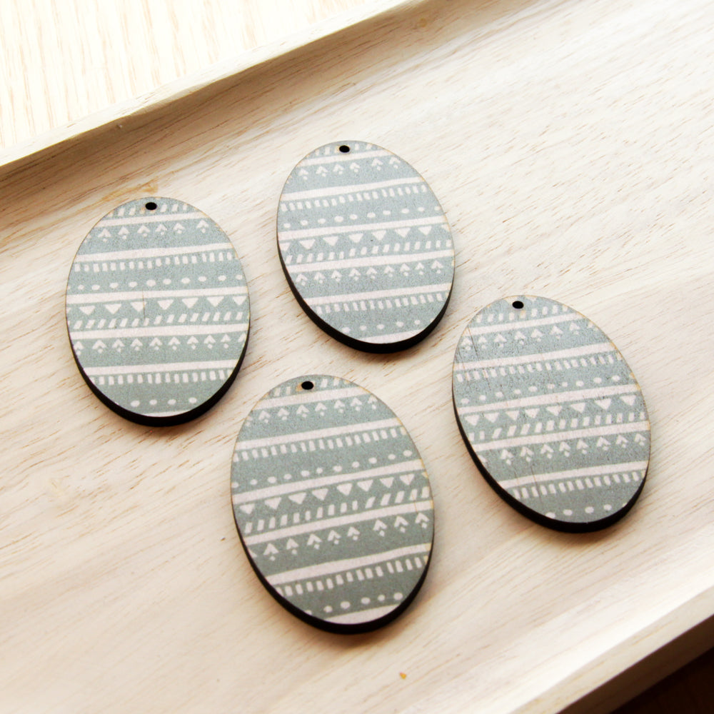 Wood - Oval Shape - Transparent print - Australiana - 64