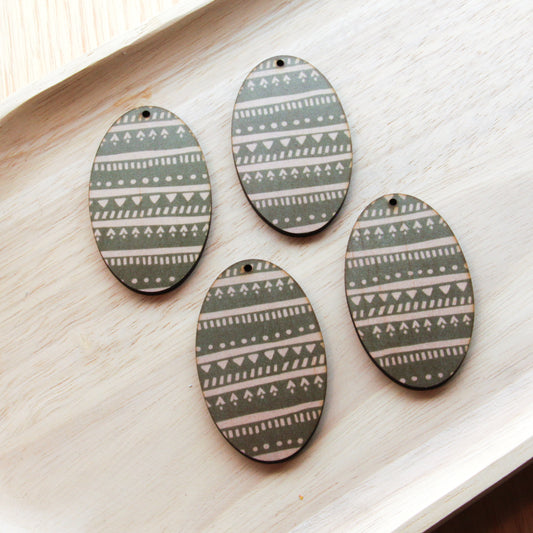 Wood - Oval Shape - Transparent print - Australiana - 64