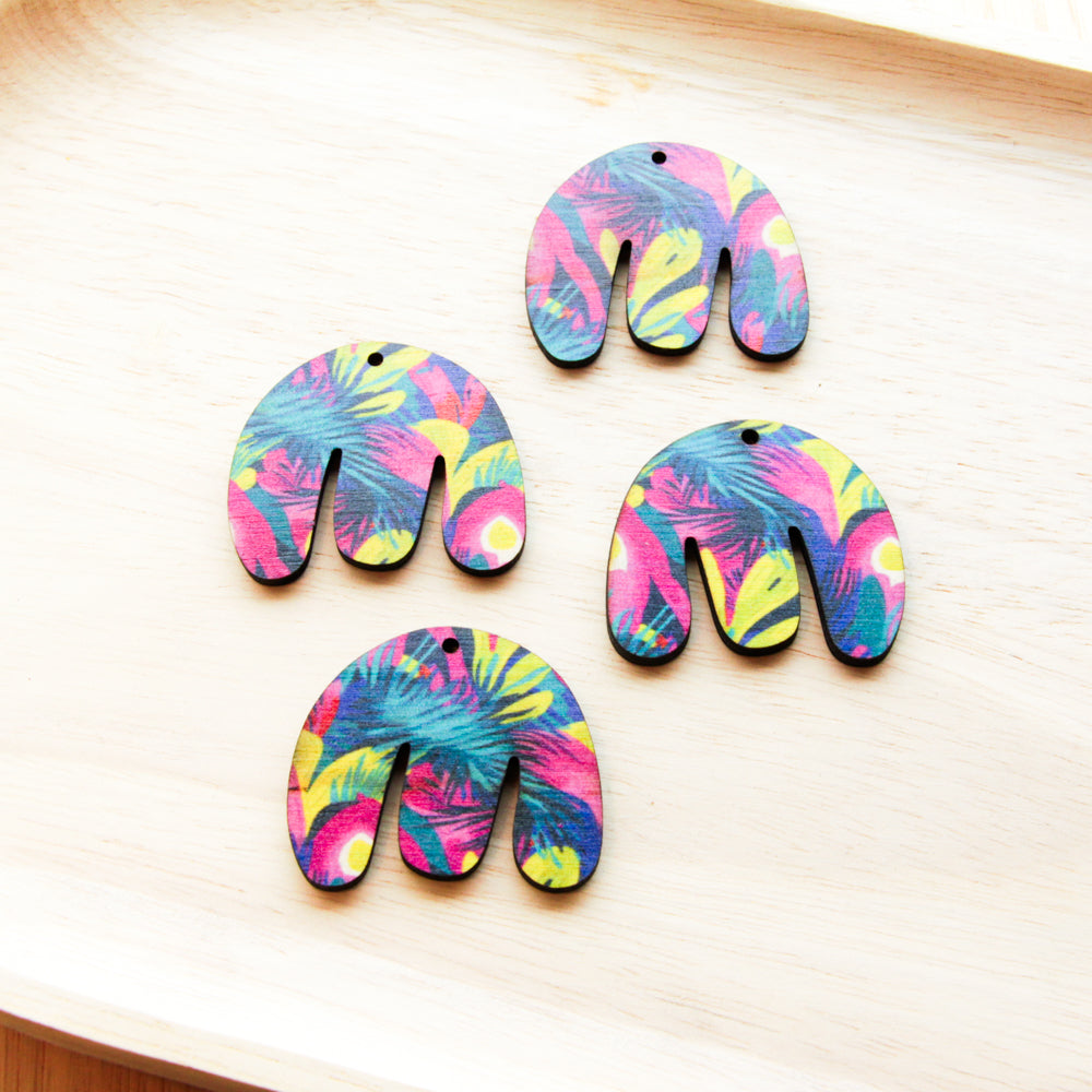 Wood - Boho Shape -  Transparent print - Summer - 23