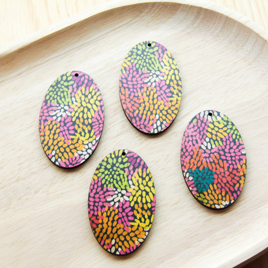Wood - Oval Shape - Transparent print - Summer Nights - 18