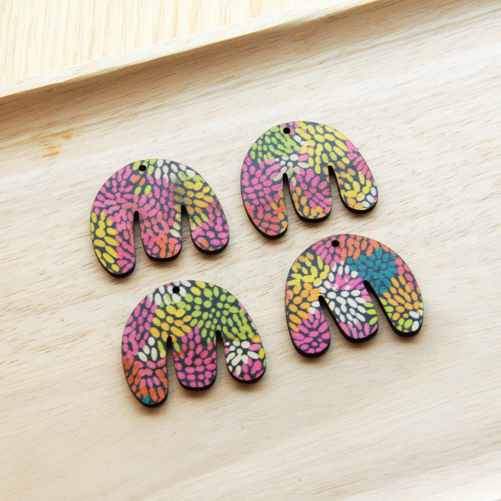 Wood - Boho Shape -  Transparent print - Summer Nights - 18