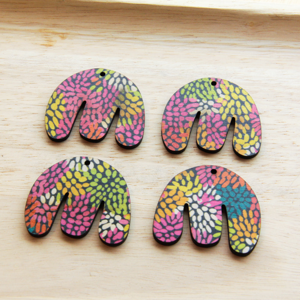 Wood - Boho Shape -  Transparent print - Summer Nights - 18