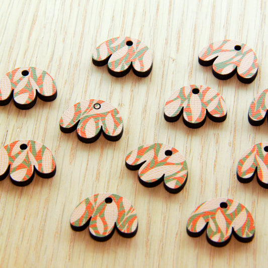 Wood - 2cm - Boho Flower 2 Shape - Australiana - 17