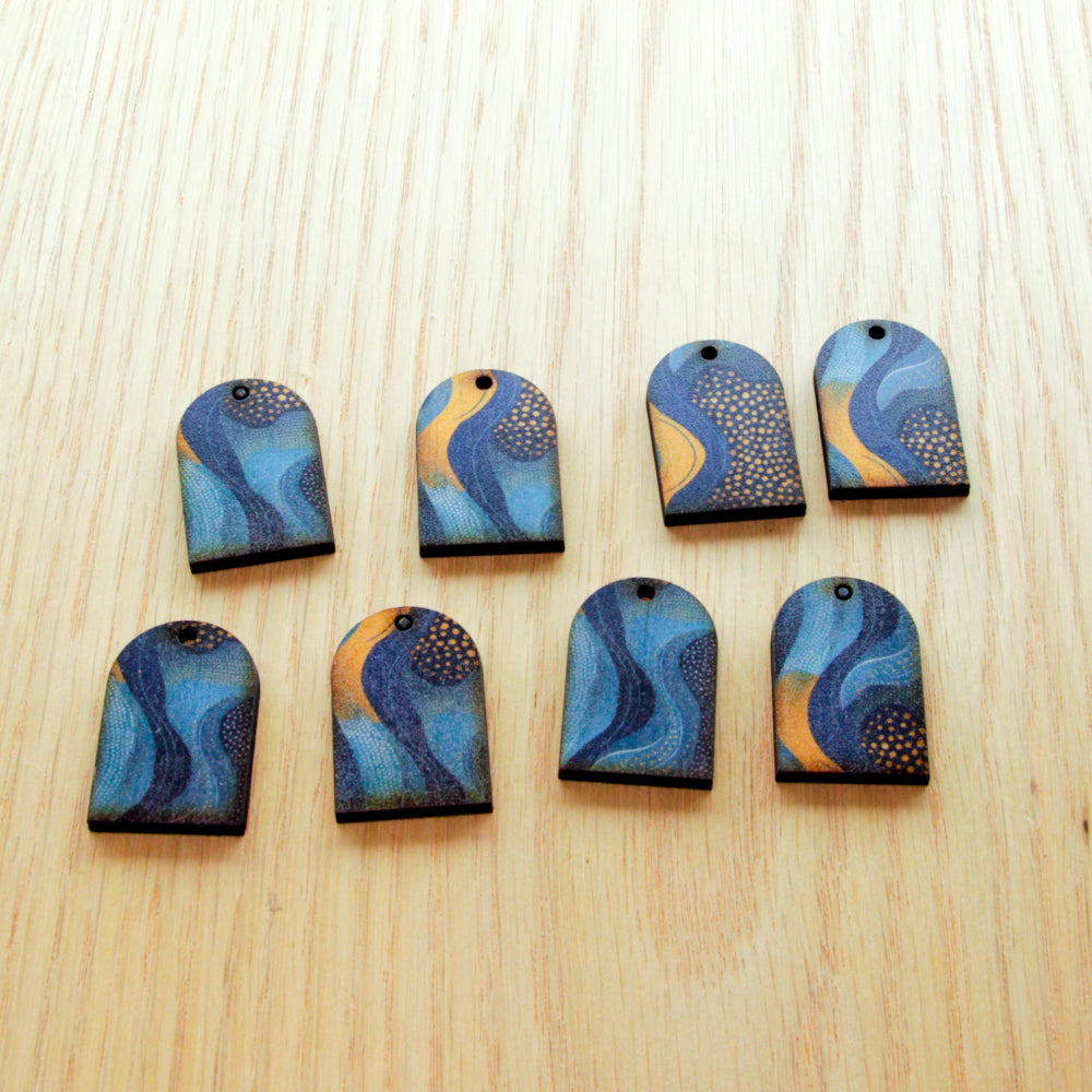 Wood - Arch Shape - 5cm - Natural look -  Australiana - 149