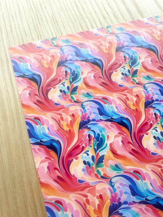 A4 Yupo Paper - Abstract Art - 03