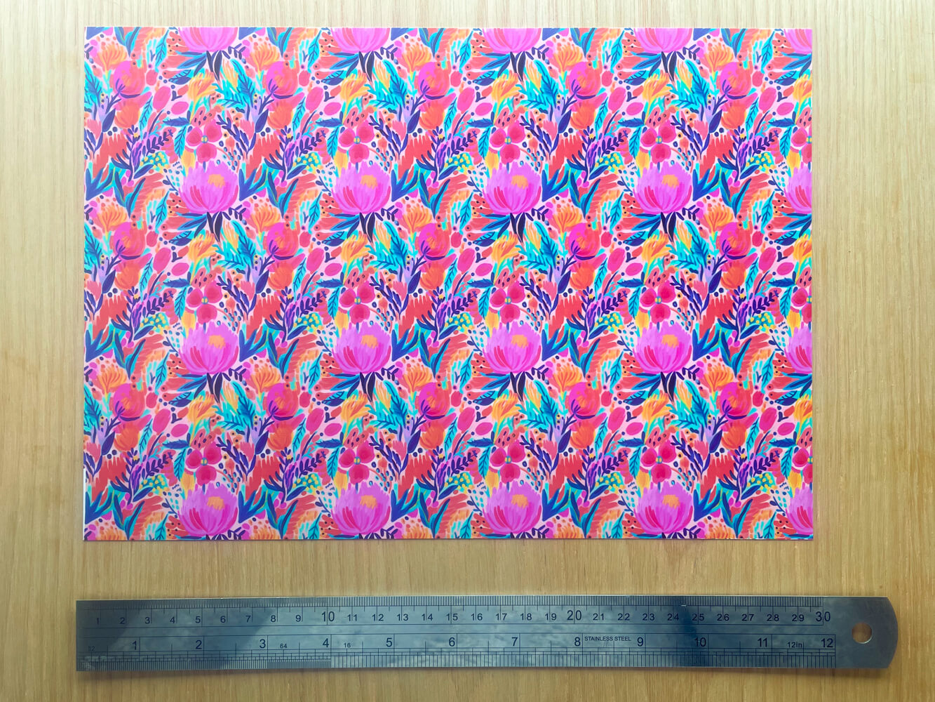 A4 Yupo Paper - Bold Floral - 53