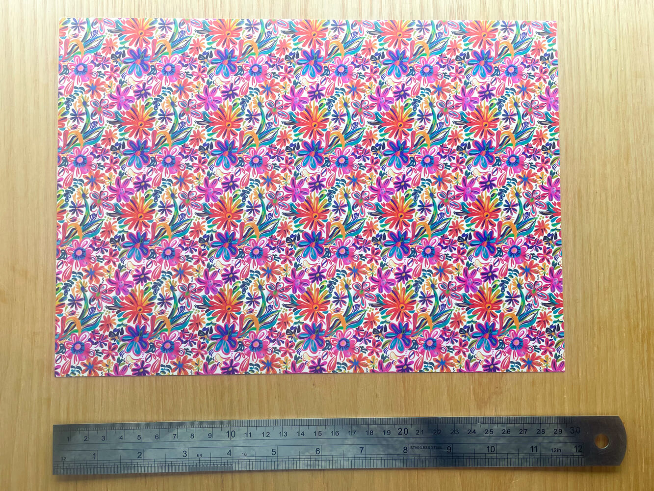 A4 Yupo Paper - Bold Floral - 54