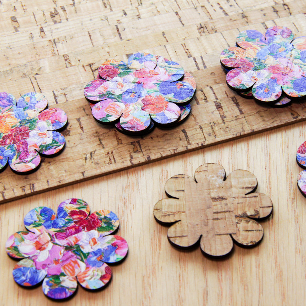 Cork - 40mm - Flower 2 - Spring - 22