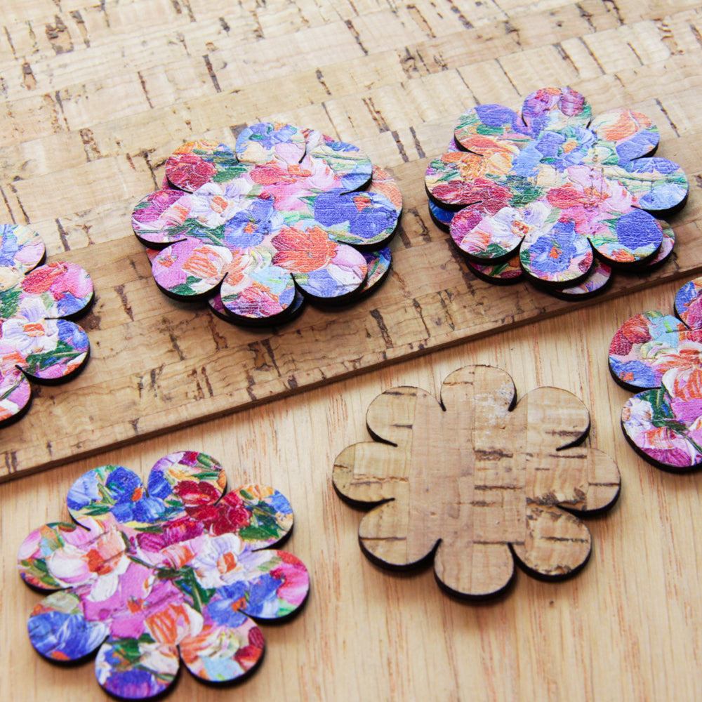 Cork - 40mm - Flower 2 - Spring - 22