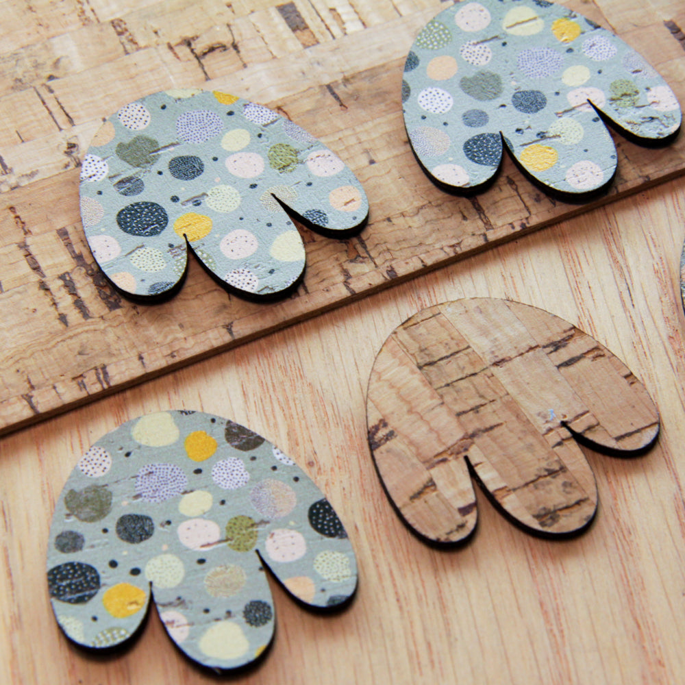 Cork - 40mm - Boho Flower  - Australiana - 24